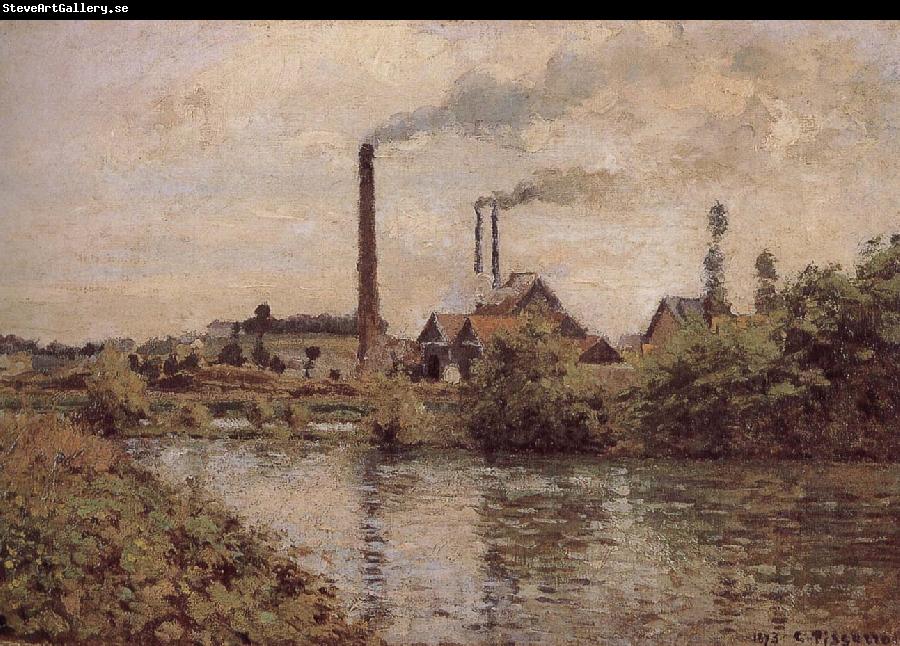 Camille Pissarro Metaponto factory Schwarz